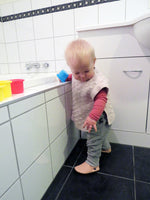 Leather Baby Shoes - Blush Pink