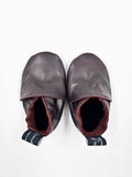Brown leather & Sheepskin Shoes