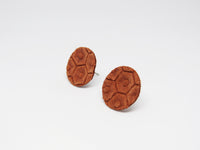 Leather Stud Earrings