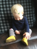 Mustard Wool Baby Shoes