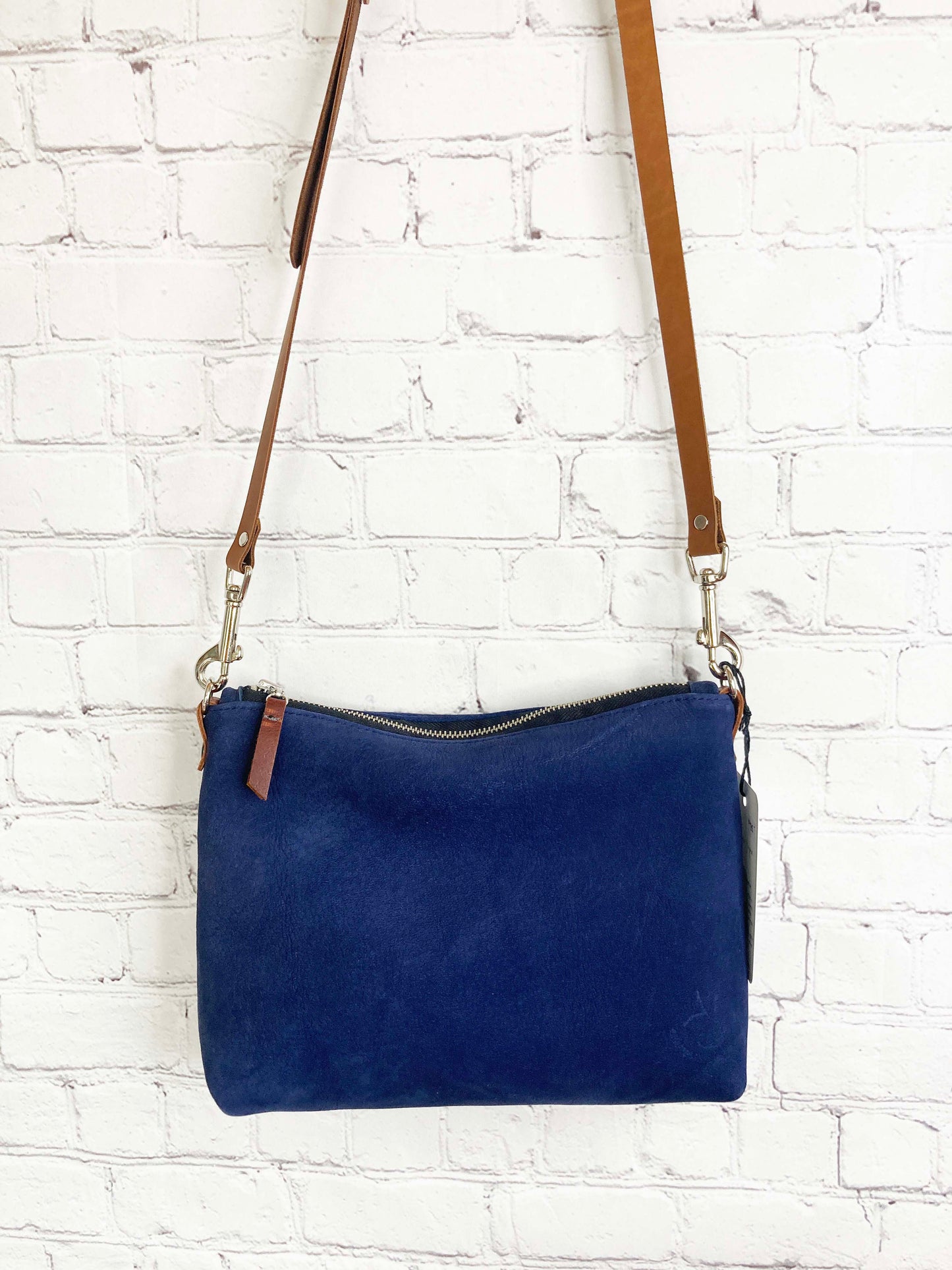 The Blue Suede Hayley Bag