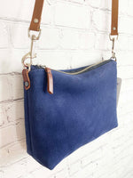 The Blue Suede Hayley Bag