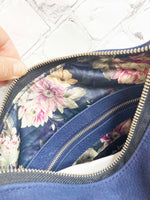 The Blue Suede Hayley Bag