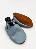 Leather Baby Shoes - Blue