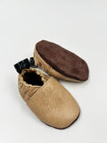 Leather Baby Shoes - Tan