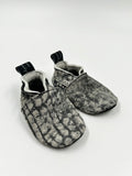Leather Baby Shoes - Stone