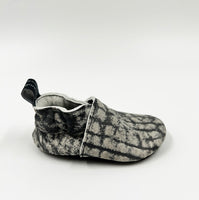 Leather Baby Shoes - Stone