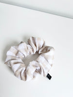 Beige Gingham, Scrunchie