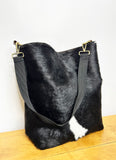 Large Calf hide and Leather Bag