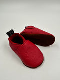Leather Baby Shoes - Red