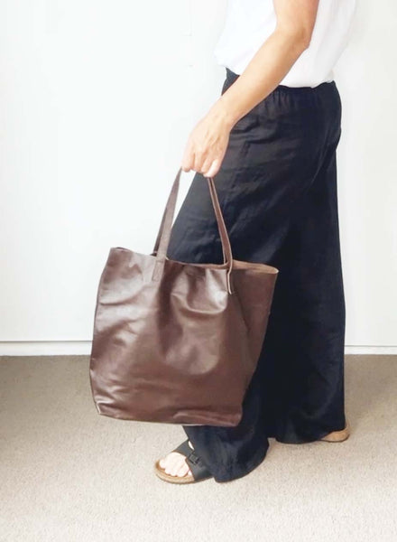 The Tote Bag - Dark Cocoa