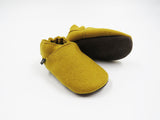 Mustard Wool Baby Shoes