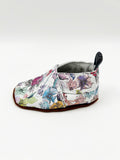 Floral, Leather Baby Shoes
