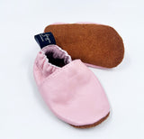 Leather Baby Shoes - Pink