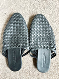 Sandy Days, woven leather shoes