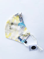 Cotton Face Mask, Yellow Watercolour