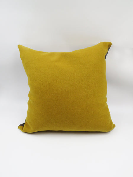 Mustard Wool Cushion Cover