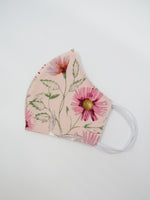 Bunnies & Flowers, Cotton Face Mask