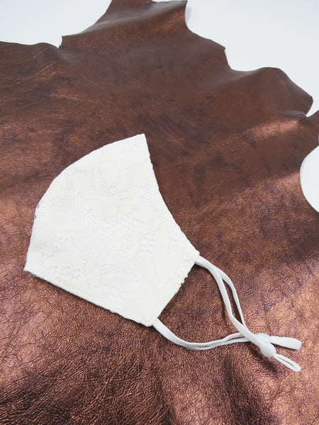 Lace, Cotton Face Mask