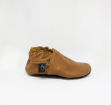 Tan Soft-Sole Leather Baby Shoes