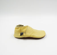 Yellow Soft-Sole Leather Baby Shoes
