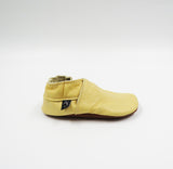 Yellow Soft-Sole Leather Baby Shoes