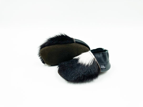 Calf Hide Leather Baby Shoes