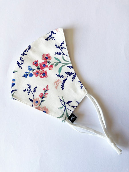 Cotton Face Mask, Pastel Floral