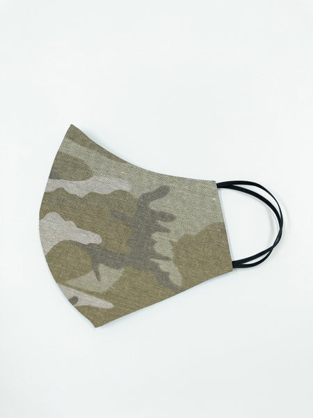 Camo - Cotton Face Mask