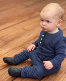 Black Soft-Sole Leather Baby Shoes