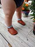 Tan Soft-Sole Leather Baby Shoes